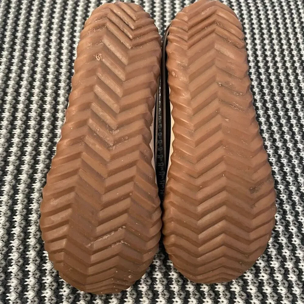 Sorel Out N About brown leather ankle duck boot women’s shoe size 5/youth 4.5